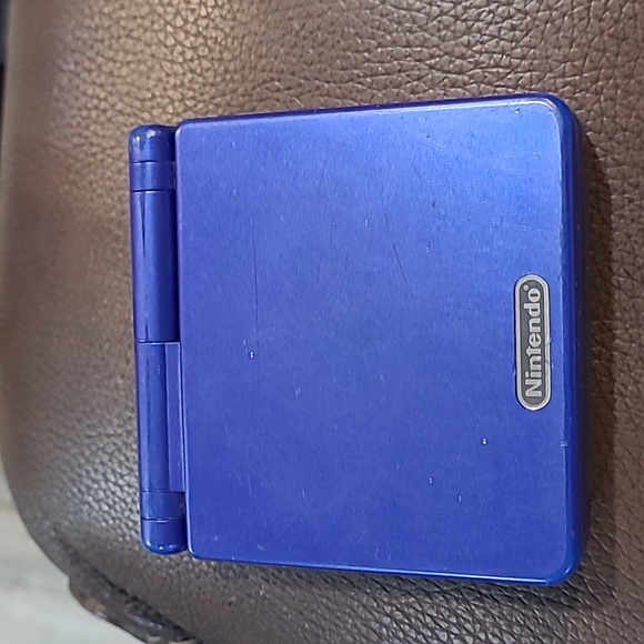 Game Boy Advance SP Top Gun Blue Missing Charger Great Working Condition - Picture 1 of 8